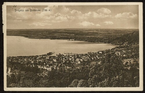 Bregenz am Bodensee (396 m)