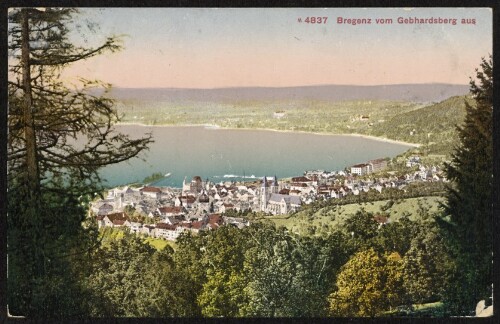 Bregenz vom Gebhardsberg aus