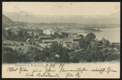 Bregenz a. Bodensee : [Correspondenz-Karte ...]