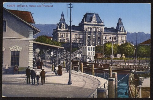 Bregenz Hafen und Postamt