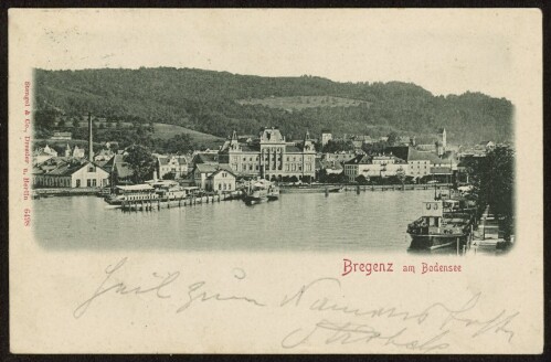 Bregenz am Bodensee : [Postkarte ...]