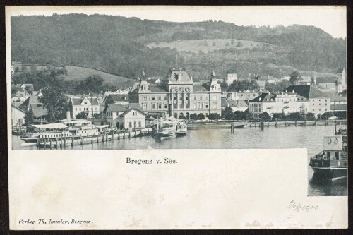 Bregenz v. See : [Correspondenz-Karte An ... in ...]