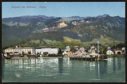 Bregenz am Bodensee Hafen