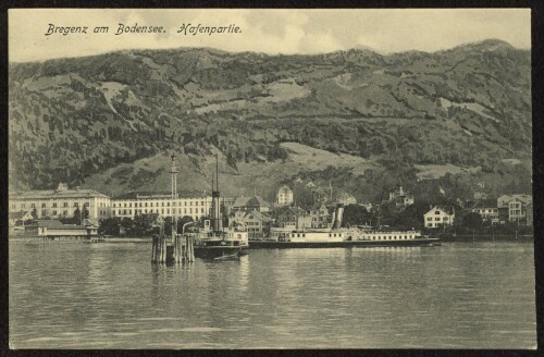 Bregenz am Bodensee Hafenpartie