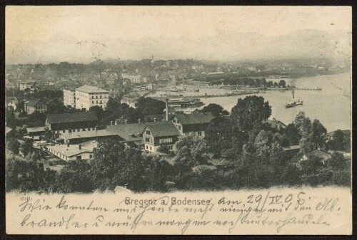 Bregenz a. Bodensee : [Correspondenz-Karte ...]