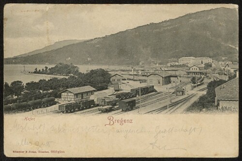 Hafen Bregenz : [Correspondenz-Karte ...]