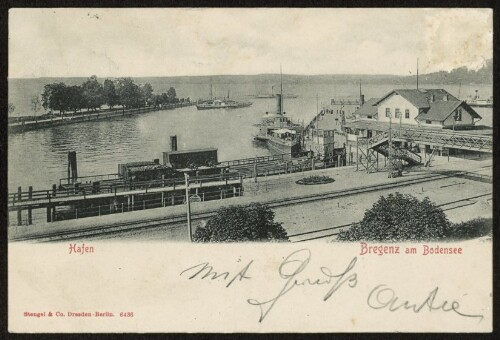 Hafen Bregenz am Bodensee : [Postkarte ...]