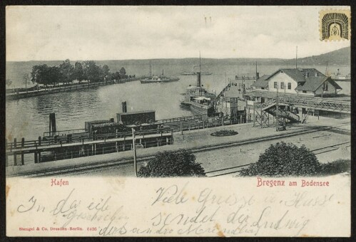 Hafen Bregenz am Bodensee : [Postkarte ...]