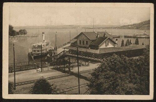 [Bregenz] : [Bregenz a. B. Hafen mit Seebahnhof ...]