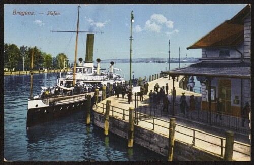 Bregenz. - Hafen