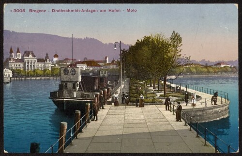 Bregenz - Drathschmidt-Anlagen am Hafen - Molo