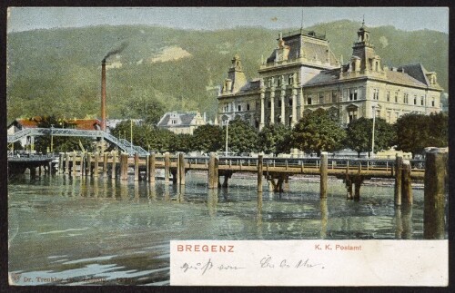 Bregenz K. K. Postamt : [Carte postale - Postkarte ...]