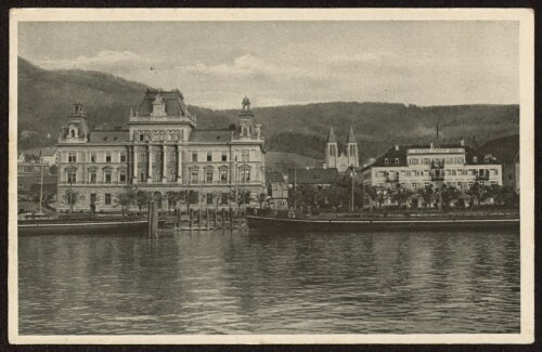 [Bregenz] : [Hafen mit K. K. Post und Österr. Hof ...]