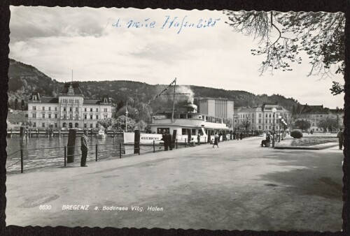 Bregenz a. Bodensee Vlbg. Hafen
