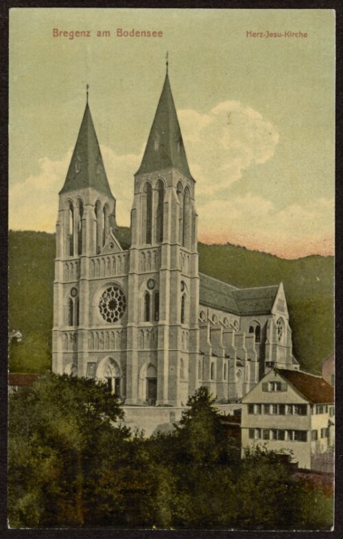 Bregenz am Bodensee Herz-Jesu-Kirche : [Postkarte ...]