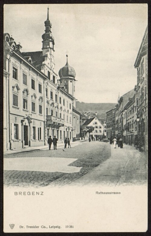 Bregenz : Rathausstrasse : [Correspondenz-Karte ...]