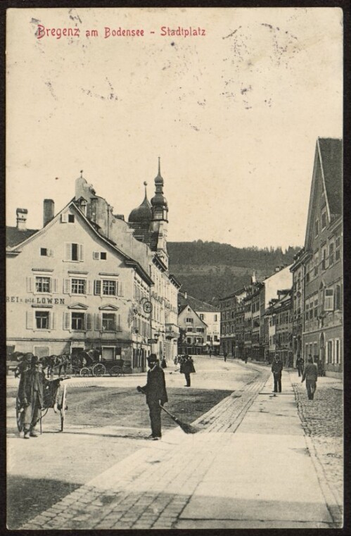 Bregenz am Bodensee - Stadtplatz : [Postkarte ...]