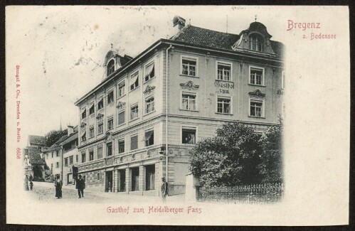 Bregenz a. Bodensee Gasthof zum Heidelberger Fass : [Postkarte ...]