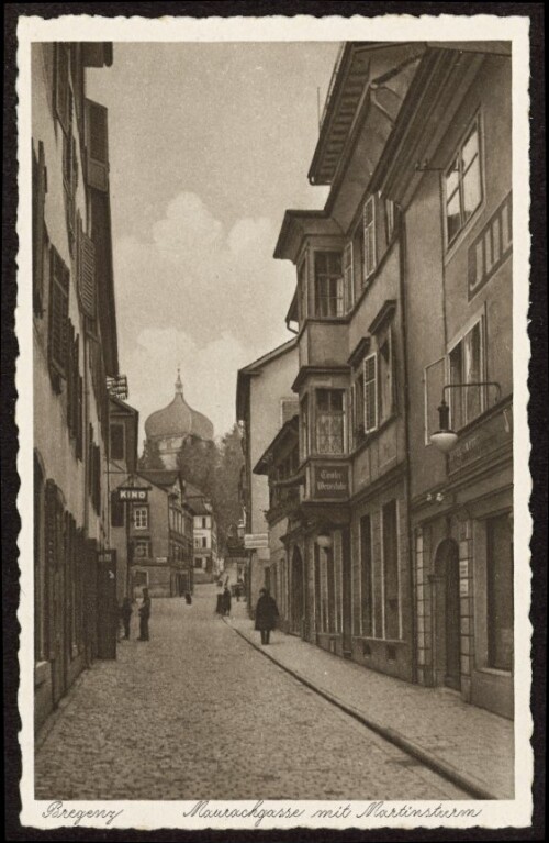 Bregenz : Maurachgasse mit Martinsturm