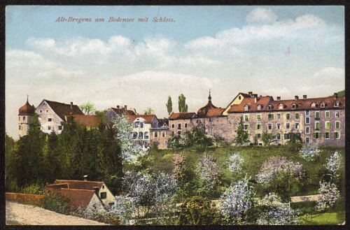 Alt-Bregenz am Bodensee mit Schloss