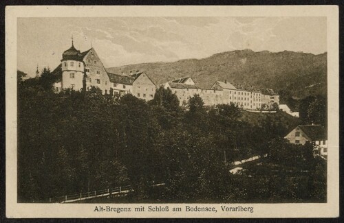 Alt-Bregenz mit Schloß am Bodensee, Vorarlberg