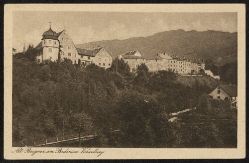 Alt Bregenz am Bodensee. Vorarlberg