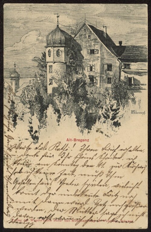 Alt-Bregenz : [Carte postale. Union postale universelle ...]