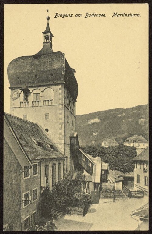 Bregenz am Bodensee. Martinsturm