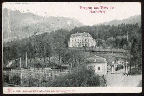 Bregenz am Bodensee : Marienberg : [Postkarte ...]