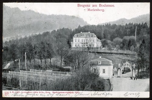 Bregenz am Bodensee : Marienberg : [Postkarte ...]