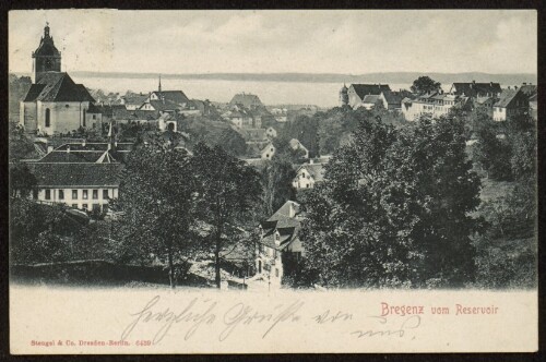 Bregenz vom Reservoir : [Postkarte ...]