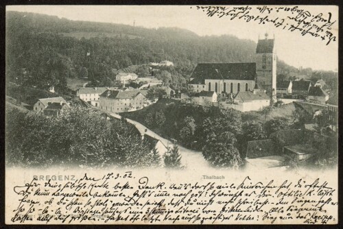 Bregenz : Thalbach : [Correspondenz-Karte ...]