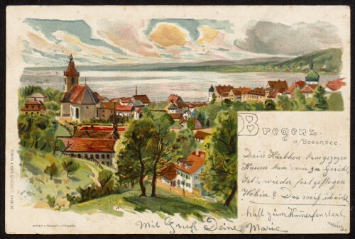 Bregenz a. Bodensee : [Correspondenz-Karte ...]