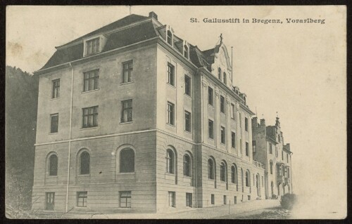 St. Gallusstift in Bregenz, Vorarlberg : [Carte Postale ...]