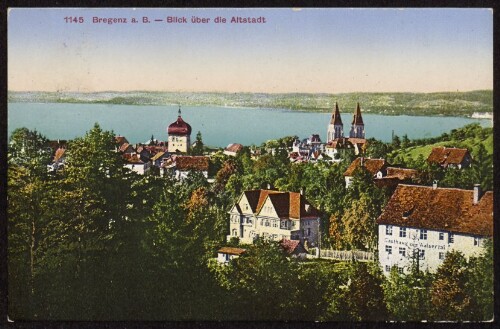 Bregenz a. B. - Blick über die Altstadt