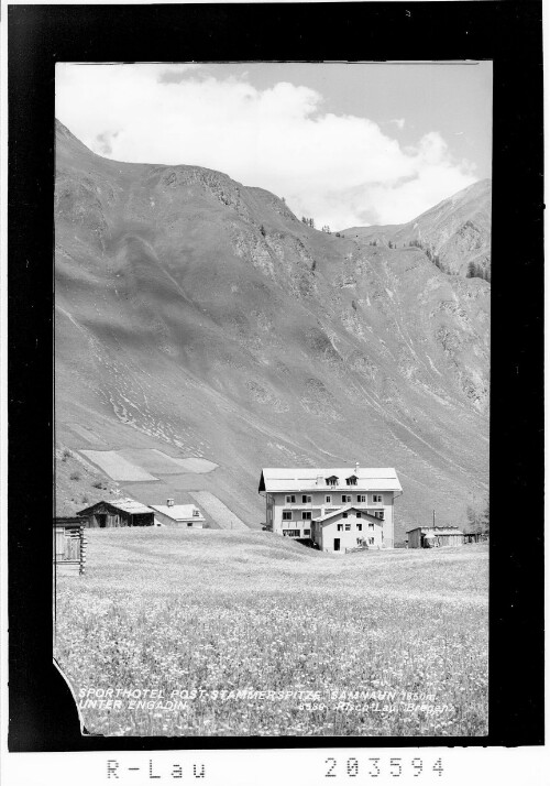 Sporthotel Post und Stammerspitze / Samnaun 1850 m Unterengadin
