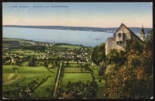 Bregenz - Ausblick vom Gebhardsberg
