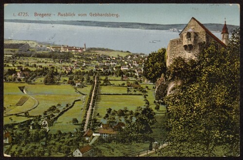 Bregenz - Ausblick vom Gebhardsberg