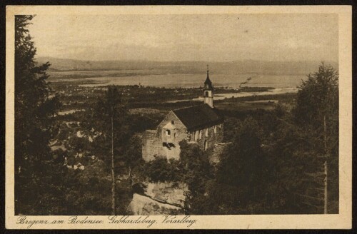 Bregenz am Bodensee. Gebhardsberg. Vorarlberg