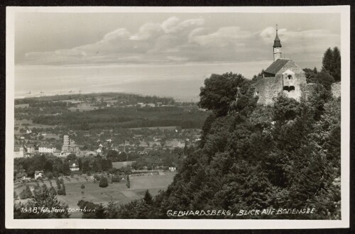Gebhardsberg, Blick auf Bodensee