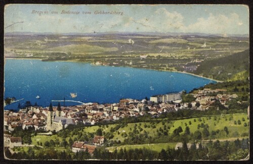 Bregenz am Bodensee vom Gebhardsberg