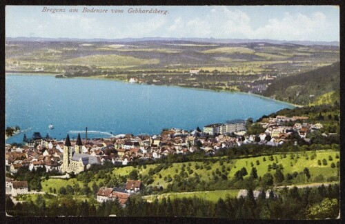 Bregenz am Bodensee vom Gebhardsberg