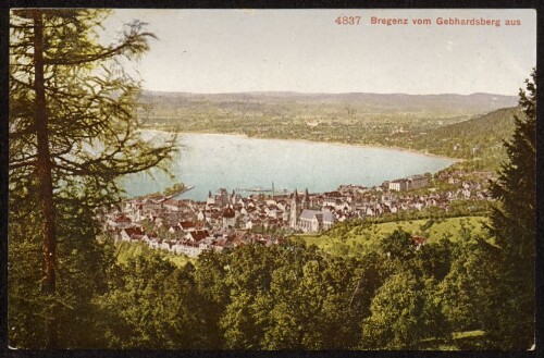 Bregenz vom Gebhardsberg aus