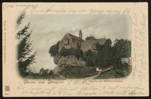 Gruss aus Bregenz : Capelle am Gebhardsberg : [Correspondenz-Karte ...]