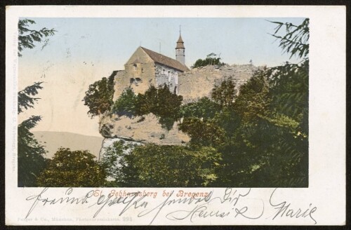 St. Gebhardsberg bei Bregenz : [Correspondenz-Karte ...]