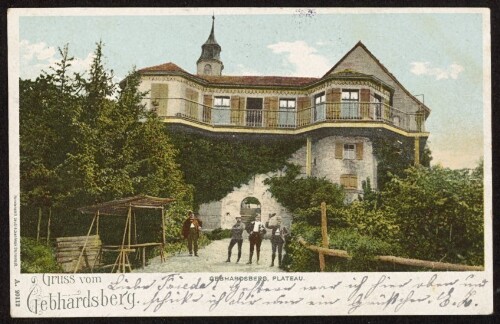 Gruss vom Gebhardsberg : Gebhardsberg, Plateau : [Correspondenz-Karte ...]