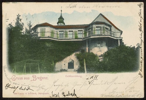 Gruss aus Bregenz : Gebhardsberg : [Correspondenzkarte ...]