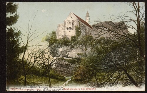 Gebhardsberg bei Bregenz : [Correspondenz-Karte ...]