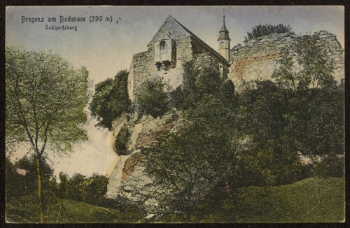 Bregenz am Bodensee (395 m) : Gebhardsberg