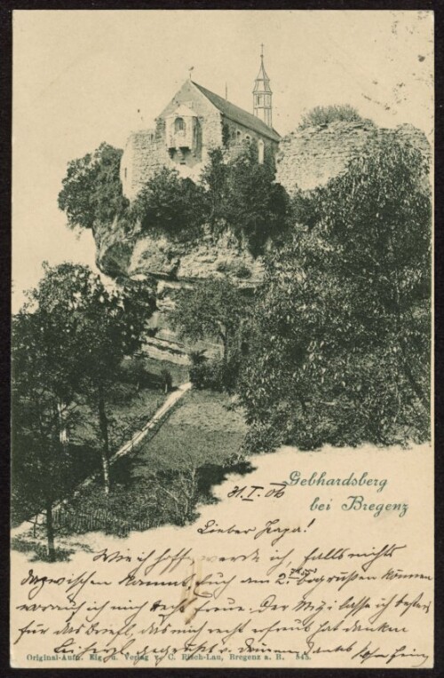Gebhardsberg bei Bregenz : [Postkarte ...]